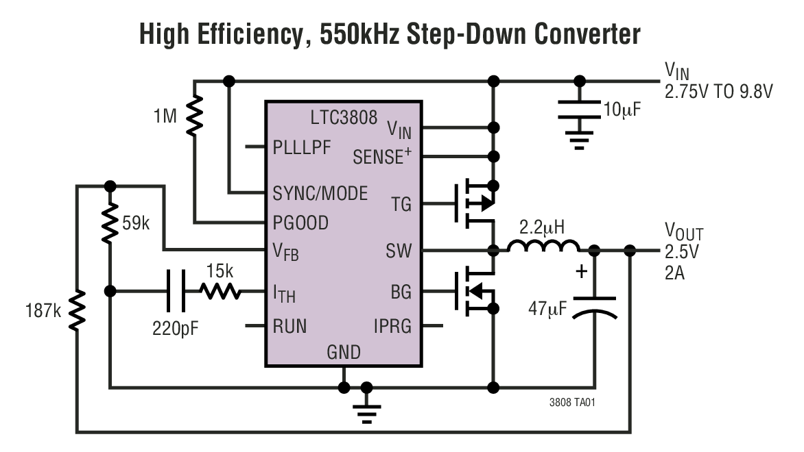 LTC3808Ӧͼһ